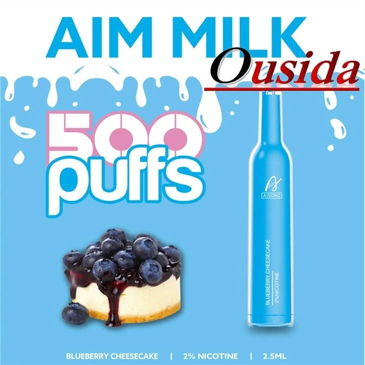Aim Milk 500 Puffs elektronska cigareta za jednokratnu upotrebu Vape