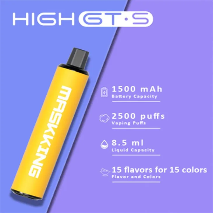 Maskking 2500 High GTS Vape za jednokratnu upotrebu