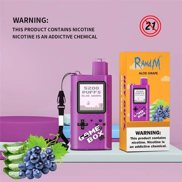 Randm Game Box 5200 Puff Zaposeljiv vape