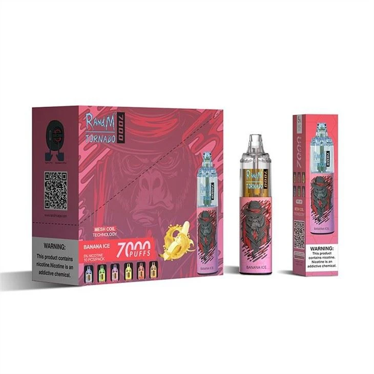 Randm Tornado 7000 PUFFS Vape za jednokratnu upotrebu