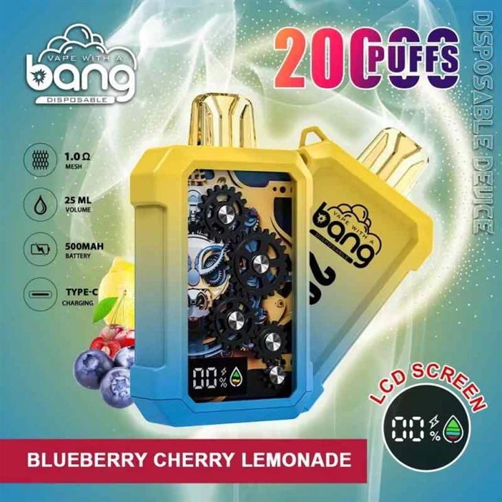 Vape za jednokratnu upotrebu Bang 20000 Puffs Screen