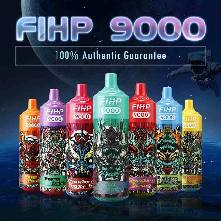 FIHP Tornado 9000 Puffs Vape za jednokratnu upotrebu