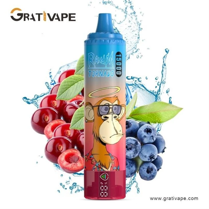BLUE RAZZ CHERRY  Grativape RahdM TORNADO 15000