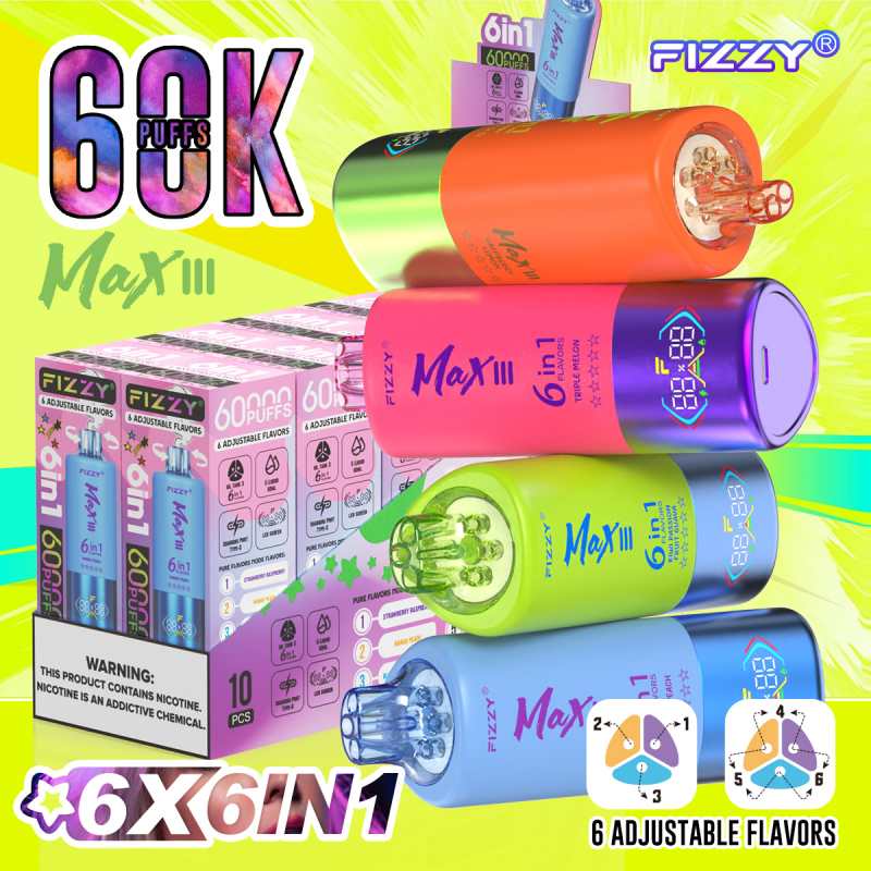 FIZZY MAX 60K PUFFS 33 FIZZY MAX 60K PUFFS 33