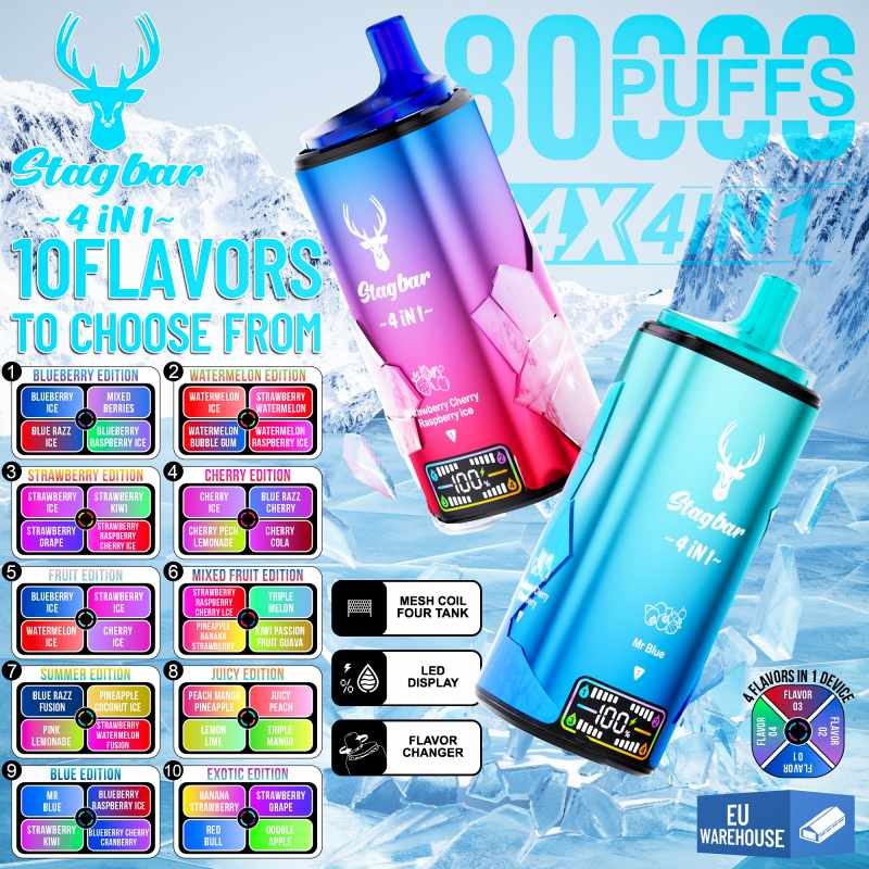 STAG BAR 4 in 1 80K STAG BAR 4 in 1 80K