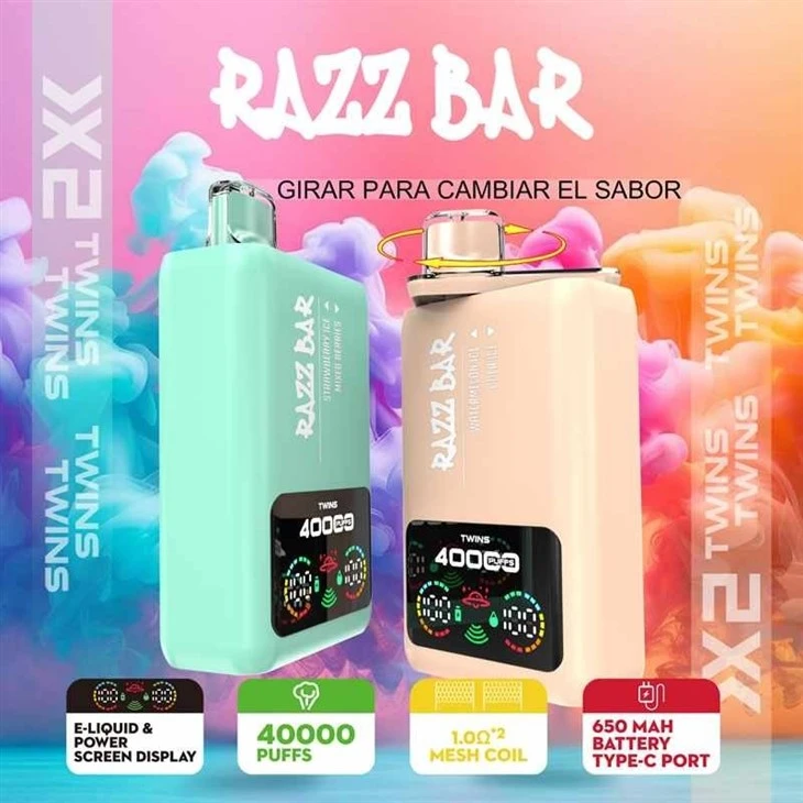 RAZZ BAR 40K Double Flavor manufacturers