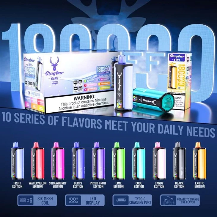 Stag Bar 6in{1}} Puffs Vape