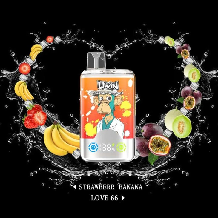 Uwin Crystal Twins 40000 Puffs dvostruki okusi