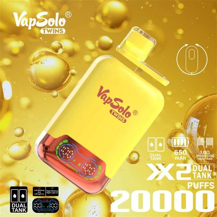 Vapsolo Twins 20K puff