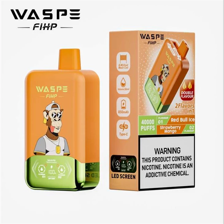 Waspe 40000 puff dvostruki okus